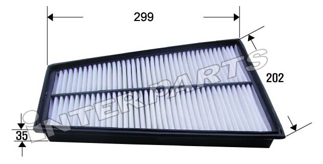 Interparts filter IPA-K024 Filtr powietrza IPAK024: Dobra cena w Polsce na 2407.PL - Kup Teraz!