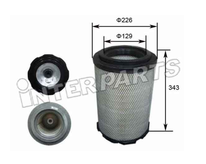 Interparts filter IPA-021 Air filter IPA021: Buy near me in Poland at 2407.PL - Good price!
