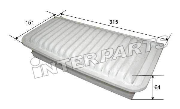 Interparts filter IPA-1010 Luftfilter IPA1010: Kaufen Sie zu einem guten Preis in Polen bei 2407.PL!