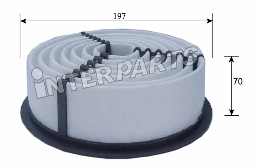 Interparts filter IPA-121 Повітряний фільтр IPA121: Приваблива ціна - Купити у Польщі на 2407.PL!