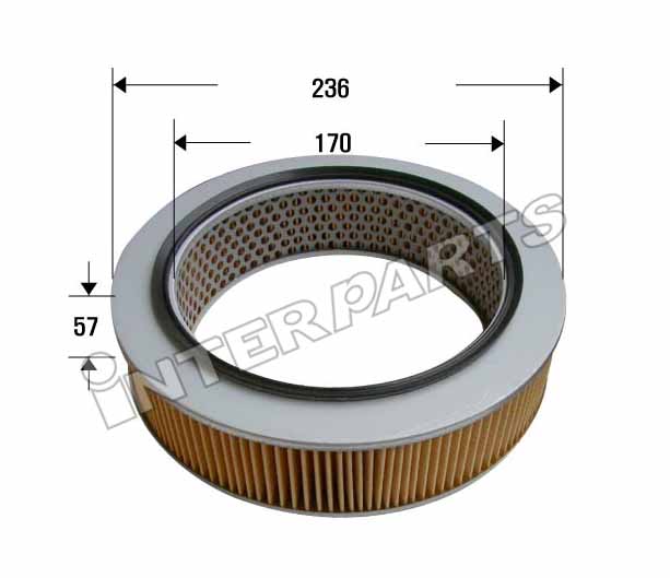 Interparts filter IPA-701 Воздушный фильтр IPA701: Отличная цена - Купить в Польше на 2407.PL!