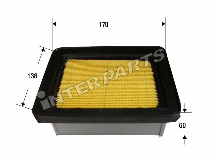 Interparts filter IPA-707 Повітряний фільтр IPA707: Приваблива ціна - Купити у Польщі на 2407.PL!