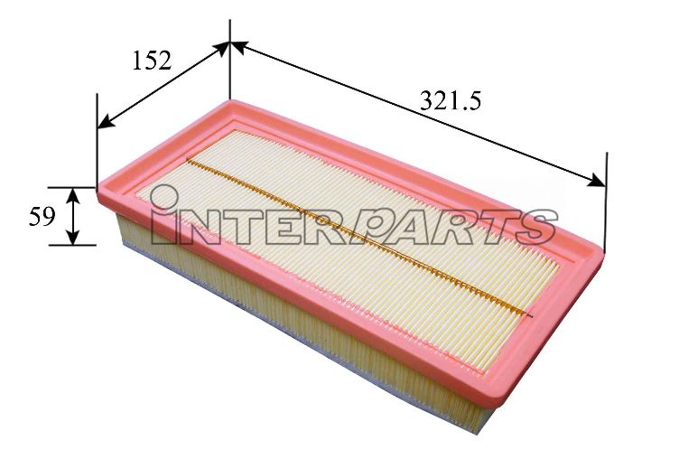 Interparts filter IPA-P237 Filtr powietrza IPAP237: Dobra cena w Polsce na 2407.PL - Kup Teraz!