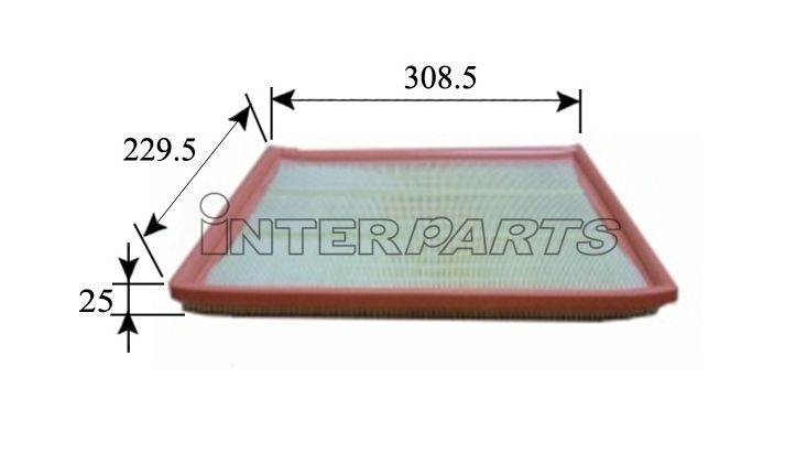 Interparts filter IPA-P286 Luftfilter IPAP286: Kaufen Sie zu einem guten Preis in Polen bei 2407.PL!