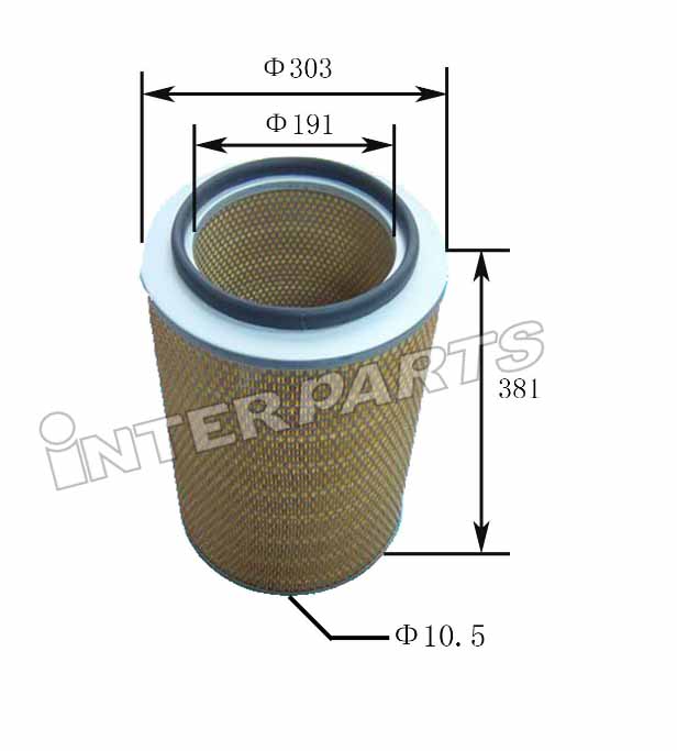 Interparts filter IPA-R153 Filtr powietrza IPAR153: Dobra cena w Polsce na 2407.PL - Kup Teraz!