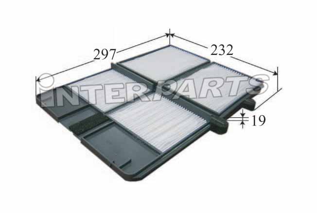 Interparts filter IPCA-117 Filter, Innenraumluft IPCA117: Kaufen Sie zu einem guten Preis in Polen bei 2407.PL!