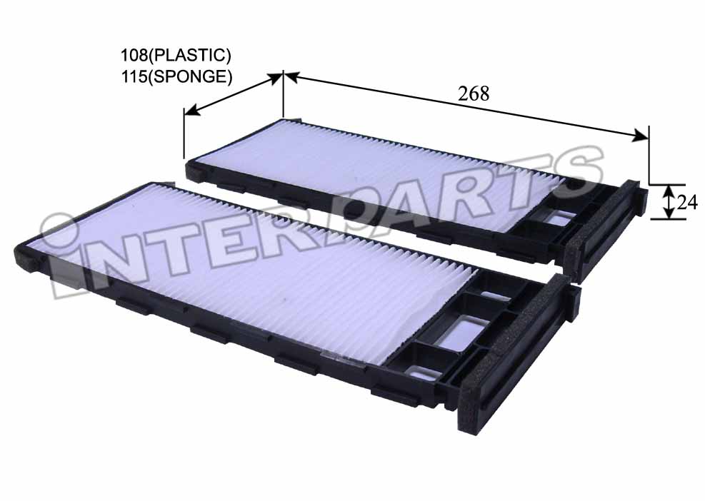 Interparts filter IPCA-210 Filtr kabinowy IPCA210: Dobra cena w Polsce na 2407.PL - Kup Teraz!