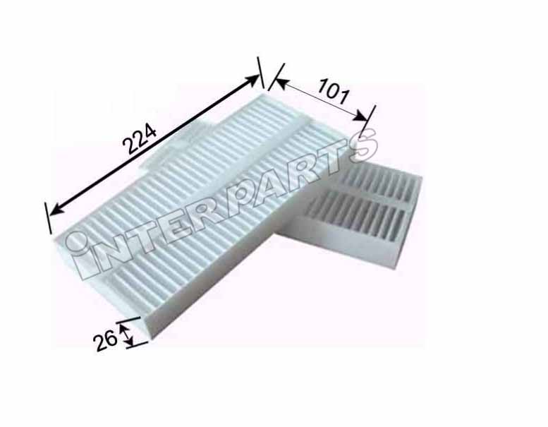 Interparts filter IPCA-237 Filtr kabinowy IPCA237: Dobra cena w Polsce na 2407.PL - Kup Teraz!