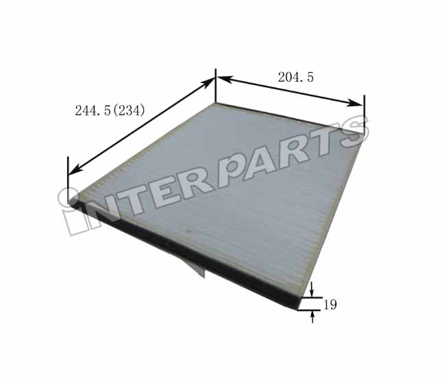 Interparts filter IPCA-D013 Filter, interior air IPCAD013: Buy near me at 2407.PL in Poland at an Affordable price!