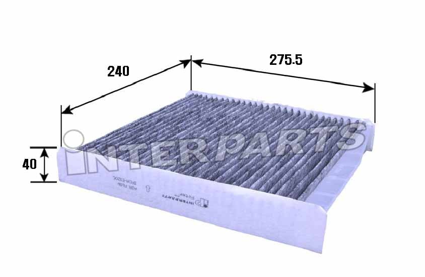 Interparts filter IPCA-E120PC Filter, interior air IPCAE120PC: Buy near me in Poland at 2407.PL - Good price!