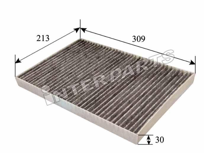 Interparts filter IPCA-E152C Filtr kabinowy IPCAE152C: Dobra cena w Polsce na 2407.PL - Kup Teraz!