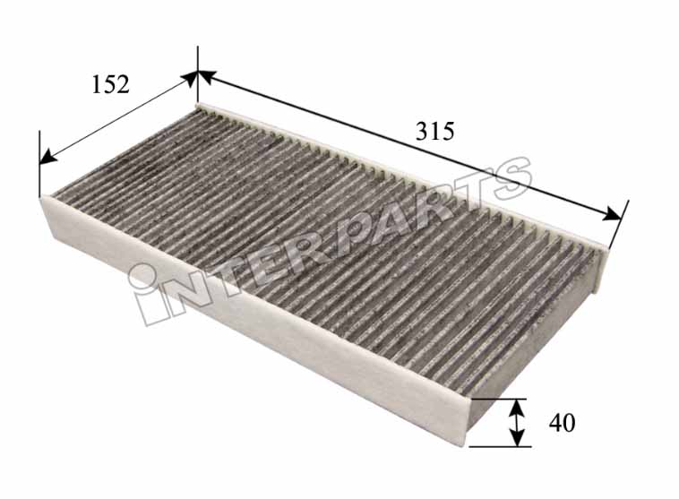 Interparts filter IPCA-E157C Filter, interior air IPCAE157C: Buy near me at 2407.PL in Poland at an Affordable price!