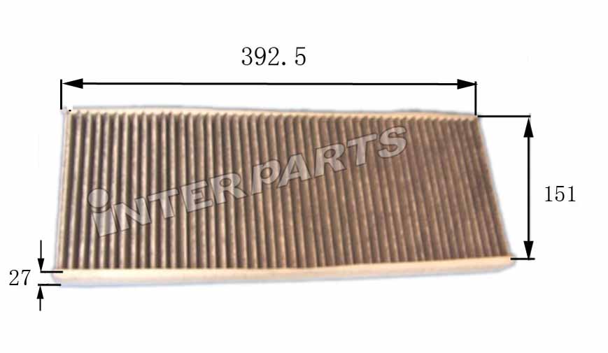 Interparts filter IPCA-E165C Фільтр салону IPCAE165C: Приваблива ціна - Купити у Польщі на 2407.PL!