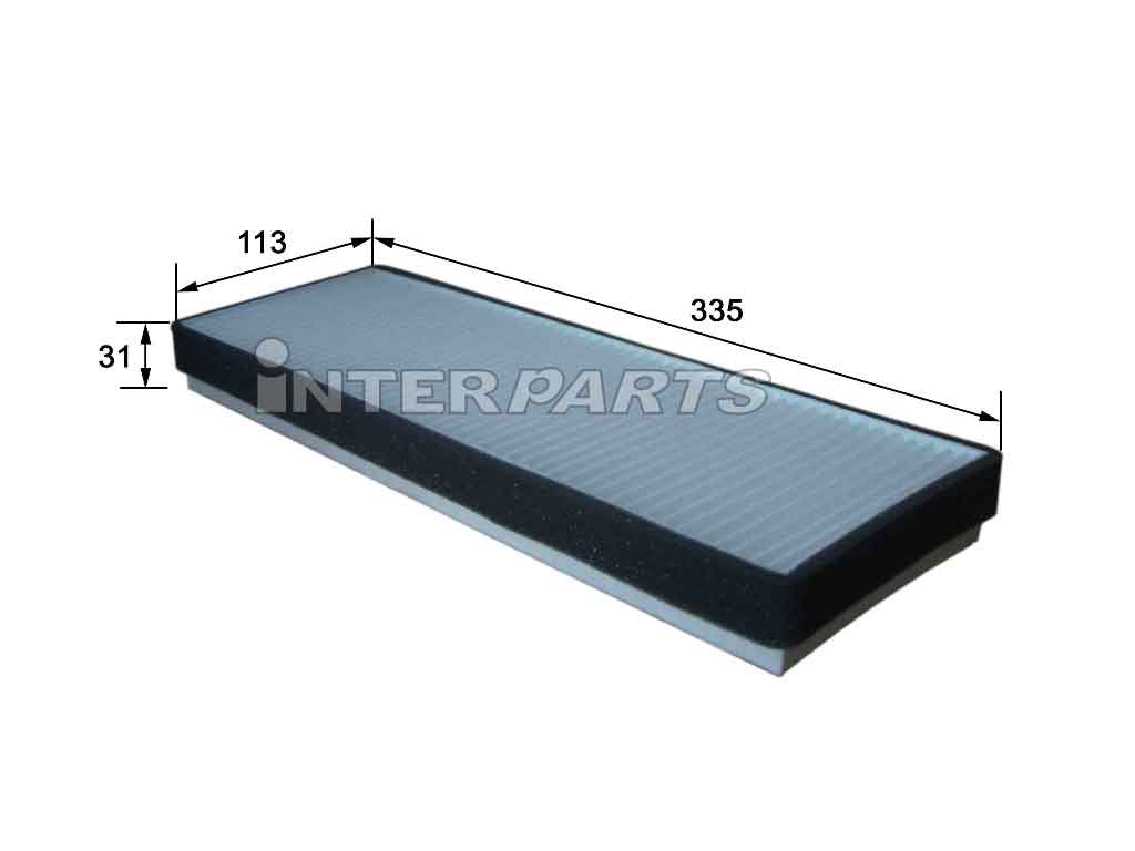 Interparts filter IPCA-E204 Фільтр салону IPCAE204: Приваблива ціна - Купити у Польщі на 2407.PL!