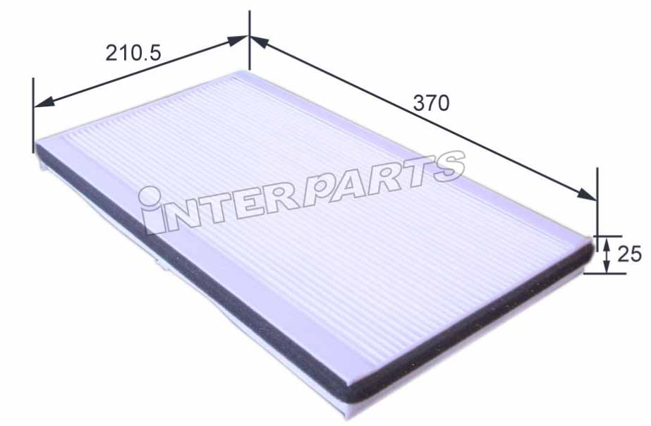 Interparts filter IPCA-E210 Filter, interior air IPCAE210: Buy near me in Poland at 2407.PL - Good price!