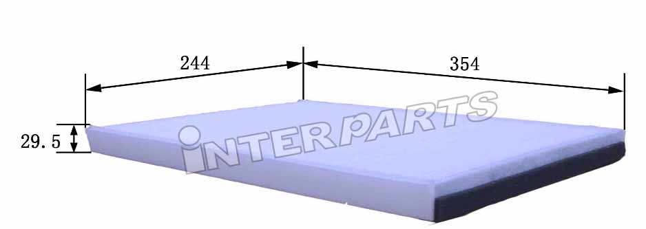 Interparts filter IPCA-E211 Filter, interior air IPCAE211: Buy near me in Poland at 2407.PL - Good price!