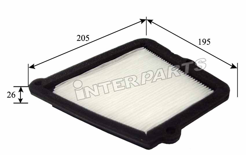 Interparts filter IPCA-K011 Фільтр салону IPCAK011: Приваблива ціна - Купити у Польщі на 2407.PL!