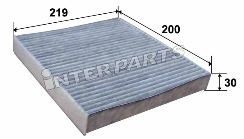 Interparts filter IPCA-S02C Фільтр салону IPCAS02C: Приваблива ціна - Купити у Польщі на 2407.PL!