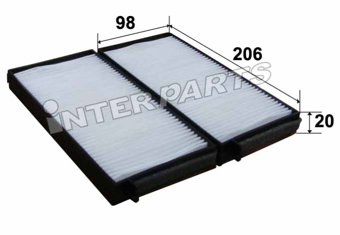 Interparts filter IPCA-SS07 Filter, interior air IPCASS07: Buy near me in Poland at 2407.PL - Good price!