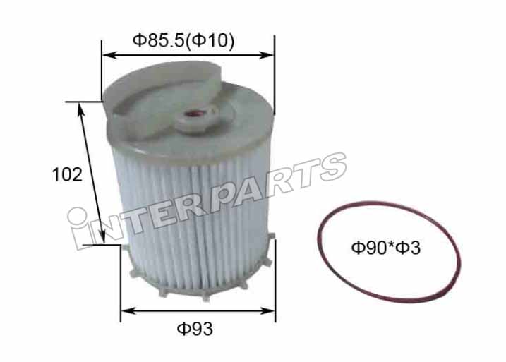 Interparts filter IPEF-SS01 Fuel filter IPEFSS01: Buy near me in Poland at 2407.PL - Good price!
