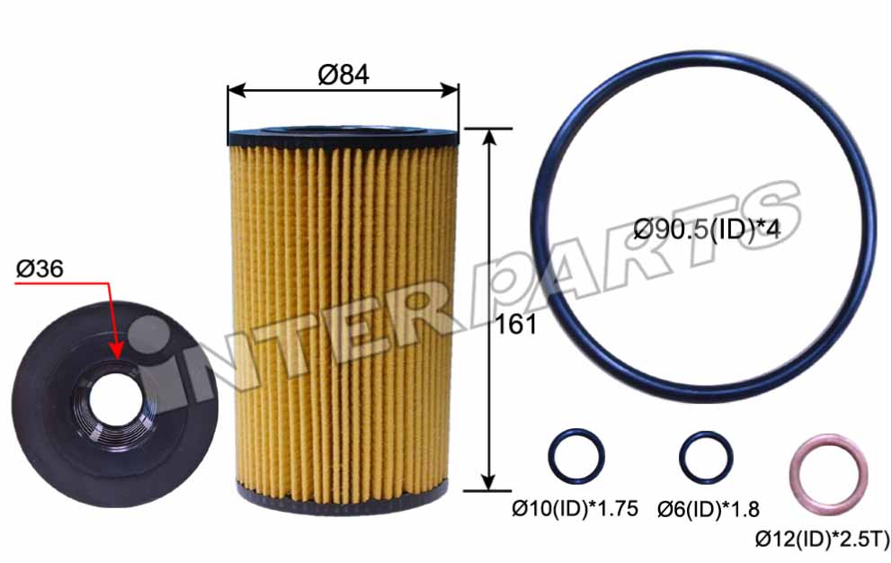 Interparts filter IPEO-706 Oil Filter IPEO706: Buy near me in Poland at 2407.PL - Good price!