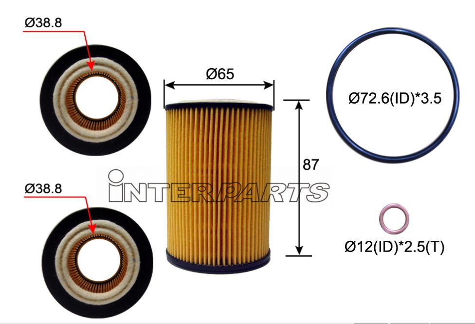 Interparts filter IPEO-751 Filtr oleju IPEO751: Dobra cena w Polsce na 2407.PL - Kup Teraz!