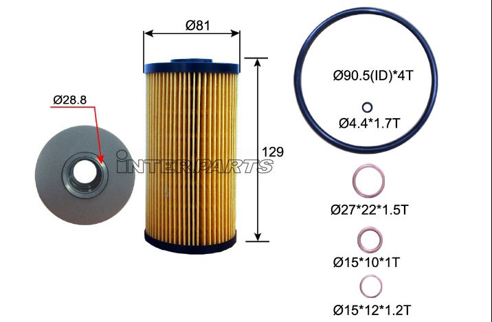 Interparts filter IPEO-776 Filtr oleju IPEO776: Dobra cena w Polsce na 2407.PL - Kup Teraz!