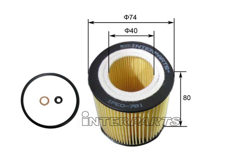 Interparts filter IPEO-781 Oil Filter IPEO781: Buy near me in Poland at 2407.PL - Good price!