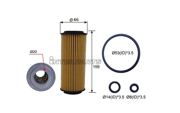 Interparts filter IPEO-783 Oil Filter IPEO783: Buy near me in Poland at 2407.PL - Good price!
