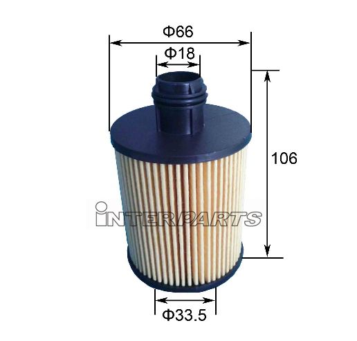 Interparts filter IPEO-835 Oil Filter IPEO835: Buy near me in Poland at 2407.PL - Good price!