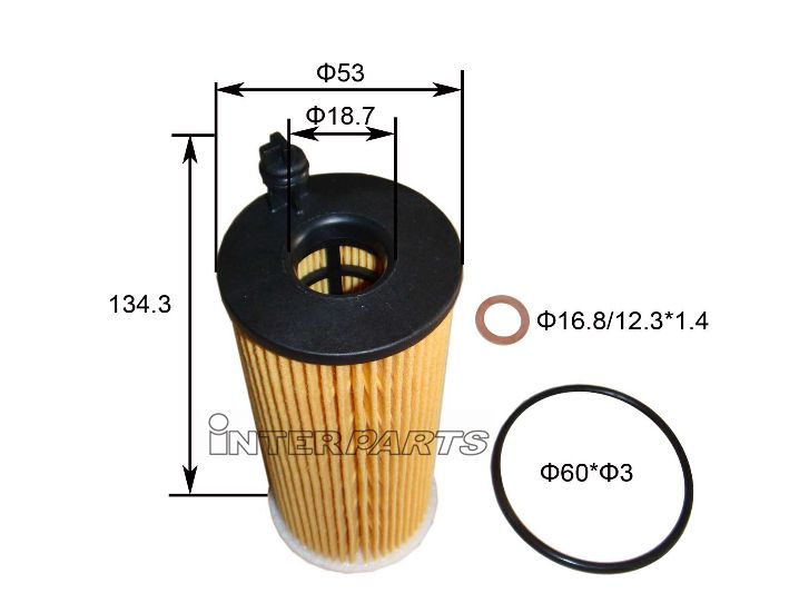 Interparts filter IPEO-848 Oil Filter IPEO848: Buy near me in Poland at 2407.PL - Good price!