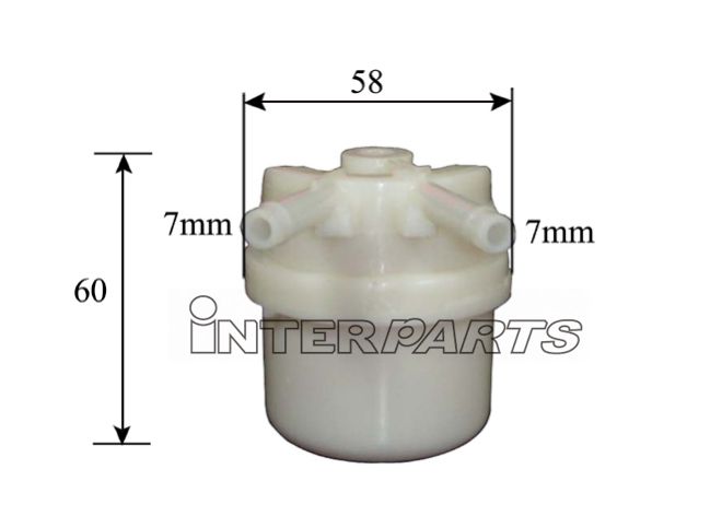 Interparts filter IPF-101P Топливный фильтр IPF101P: Отличная цена - Купить в Польше на 2407.PL!