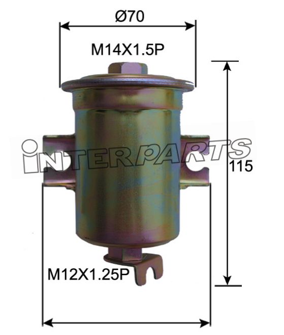 Interparts filter IPF-124 Filtr paliwa IPF124: Dobra cena w Polsce na 2407.PL - Kup Teraz!