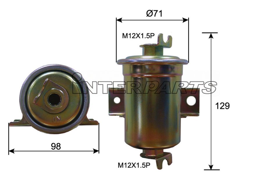 Interparts filter IPF-139 Kraftstofffilter IPF139: Kaufen Sie zu einem guten Preis in Polen bei 2407.PL!