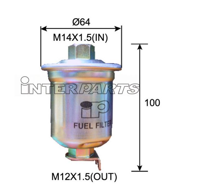Interparts filter IPF-153 Фільтр палива IPF153: Приваблива ціна - Купити у Польщі на 2407.PL!