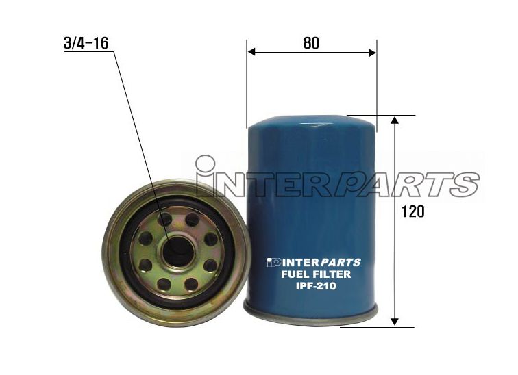 Interparts filter IPF-210 Kraftstofffilter IPF210: Kaufen Sie zu einem guten Preis in Polen bei 2407.PL!
