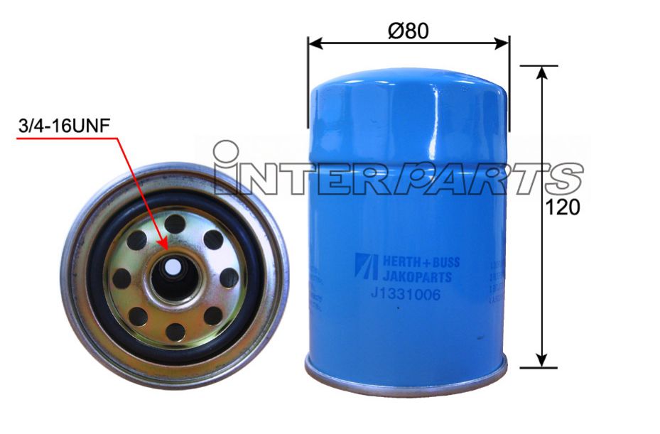 Interparts filter IPF-210E Fuel filter IPF210E: Buy near me in Poland at 2407.PL - Good price!