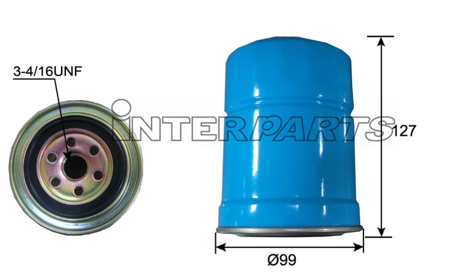Interparts filter IPF-211E Топливный фильтр IPF211E: Отличная цена - Купить в Польше на 2407.PL!