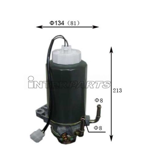 Interparts filter IPF-301AS Fuel filter IPF301AS: Buy near me in Poland at 2407.PL - Good price!