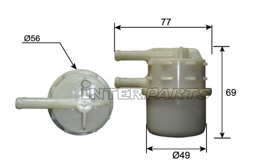 Interparts filter IPF-302P Filtr paliwa IPF302P: Atrakcyjna cena w Polsce na 2407.PL - Zamów teraz!