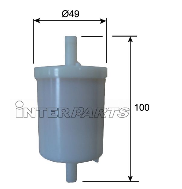 Interparts filter IPF-401P Fuel filter IPF401P: Buy near me in Poland at 2407.PL - Good price!