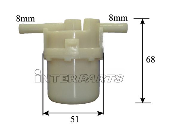 Interparts filter IPF-403P Fuel filter IPF403P: Buy near me in Poland at 2407.PL - Good price!