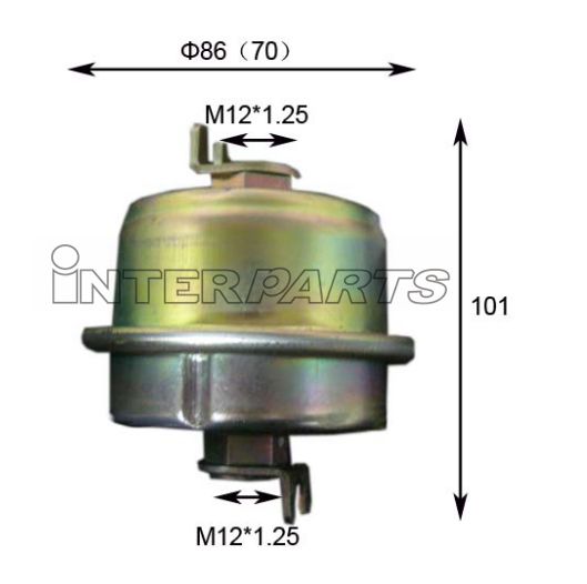 Interparts filter IPF-406 Filtr paliwa IPF406: Dobra cena w Polsce na 2407.PL - Kup Teraz!