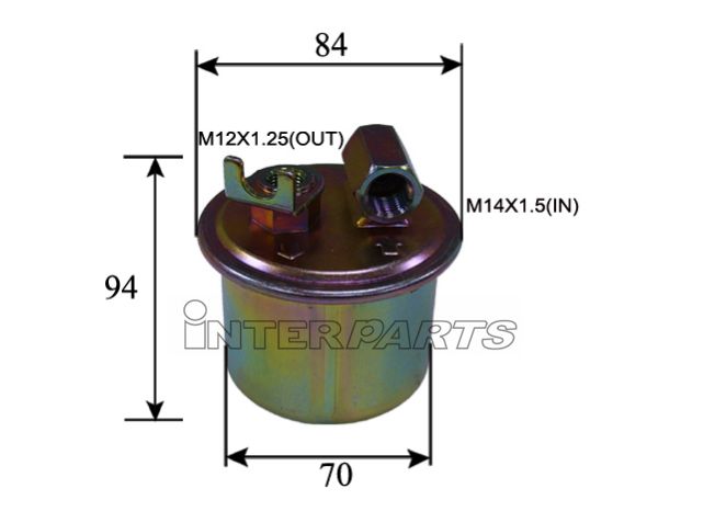 Interparts filter IPF-426 Фільтр палива IPF426: Приваблива ціна - Купити у Польщі на 2407.PL!