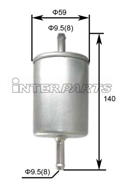 Interparts filter IPF-503 Фільтр палива IPF503: Приваблива ціна - Купити у Польщі на 2407.PL!