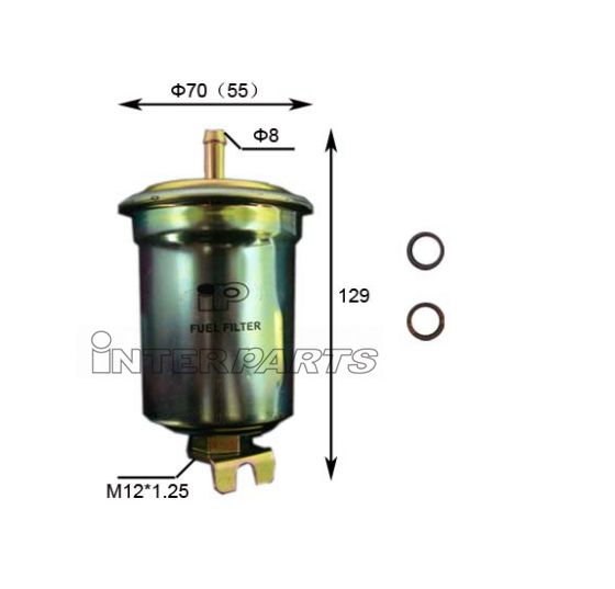 Interparts filter IPF-610 Фільтр палива IPF610: Приваблива ціна - Купити у Польщі на 2407.PL!