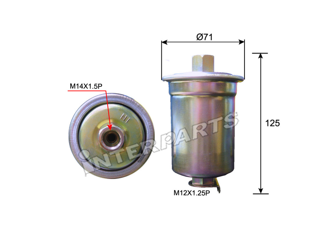 Interparts filter IPF-K023 Filtr paliwa IPFK023: Dobra cena w Polsce na 2407.PL - Kup Teraz!