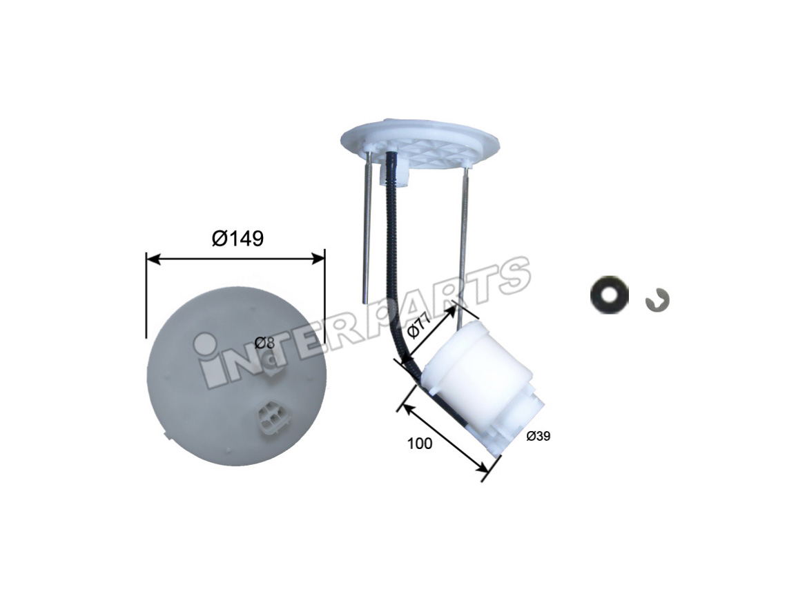 Interparts filter IPFT-107 Kraftstofffilter IPFT107: Kaufen Sie zu einem guten Preis in Polen bei 2407.PL!