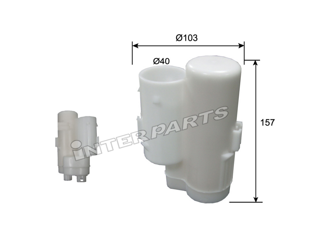 Interparts filter IPFT-210 Топливный фильтр IPFT210: Отличная цена - Купить в Польше на 2407.PL!