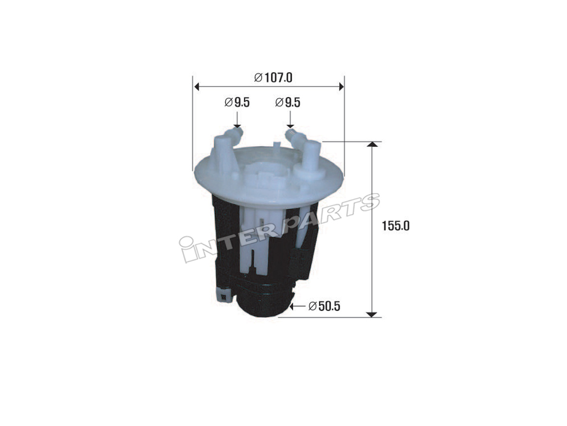 Interparts filter IPFT-403 Filtr paliwa IPFT403: Dobra cena w Polsce na 2407.PL - Kup Teraz!